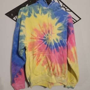 Dreamsicle Medium Rainbow Tie Dye Hoodie